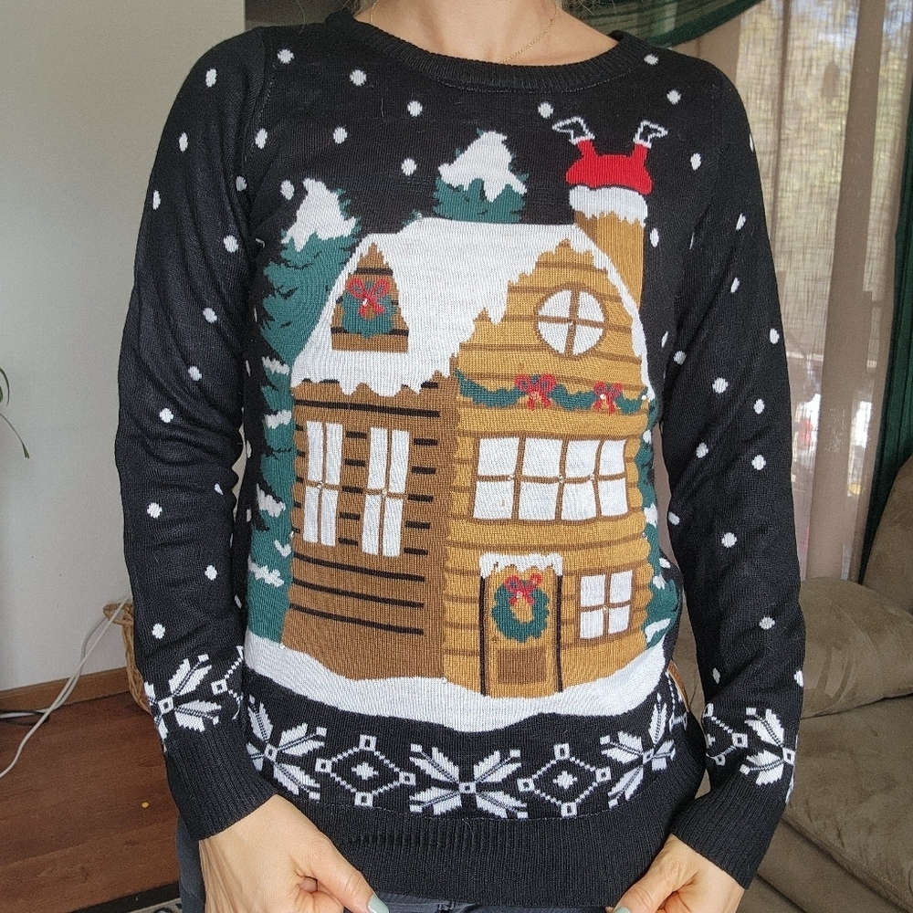 Tipsy Elves Light Show Christmas Sweater Size Small
